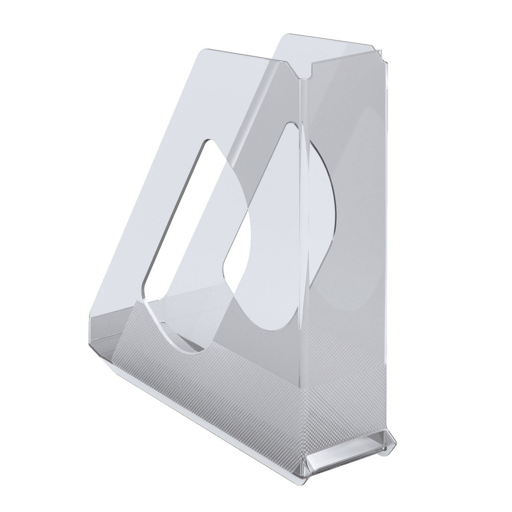 10 porte revues gamme translucide Europost Esselte coloris incolore