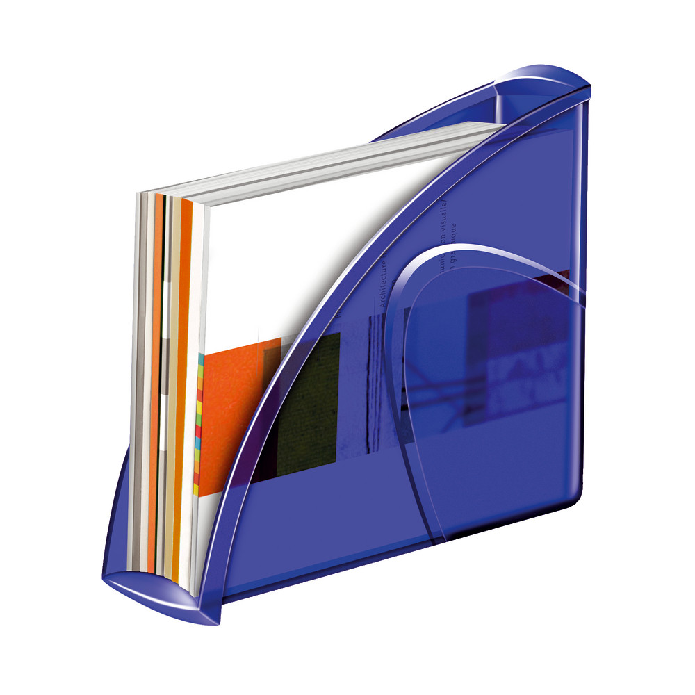 10 porte revues Cep Pro Happy coloris bleu