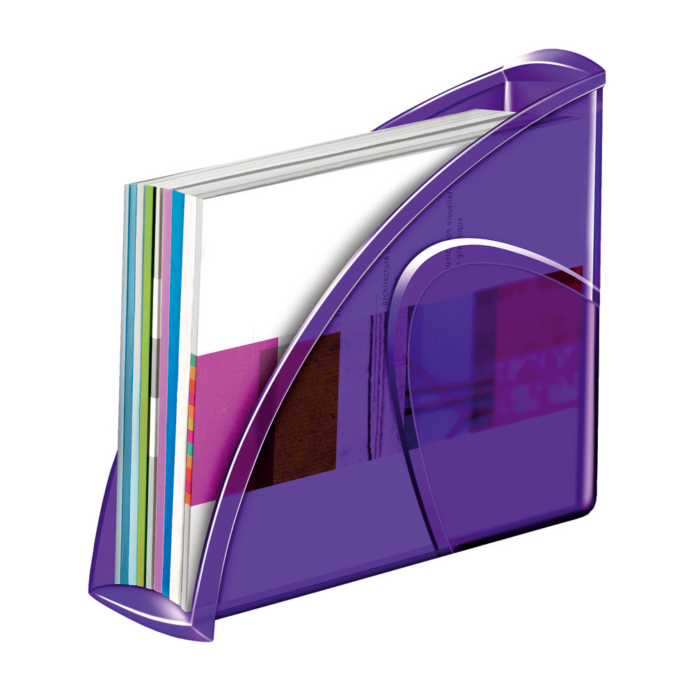 10 porte revues Cep Pro Happy coloris violet