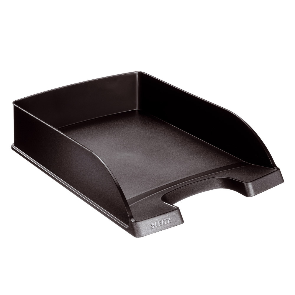 5 bacs à courrier standard format portrait classique Leitz Plus coloris noir