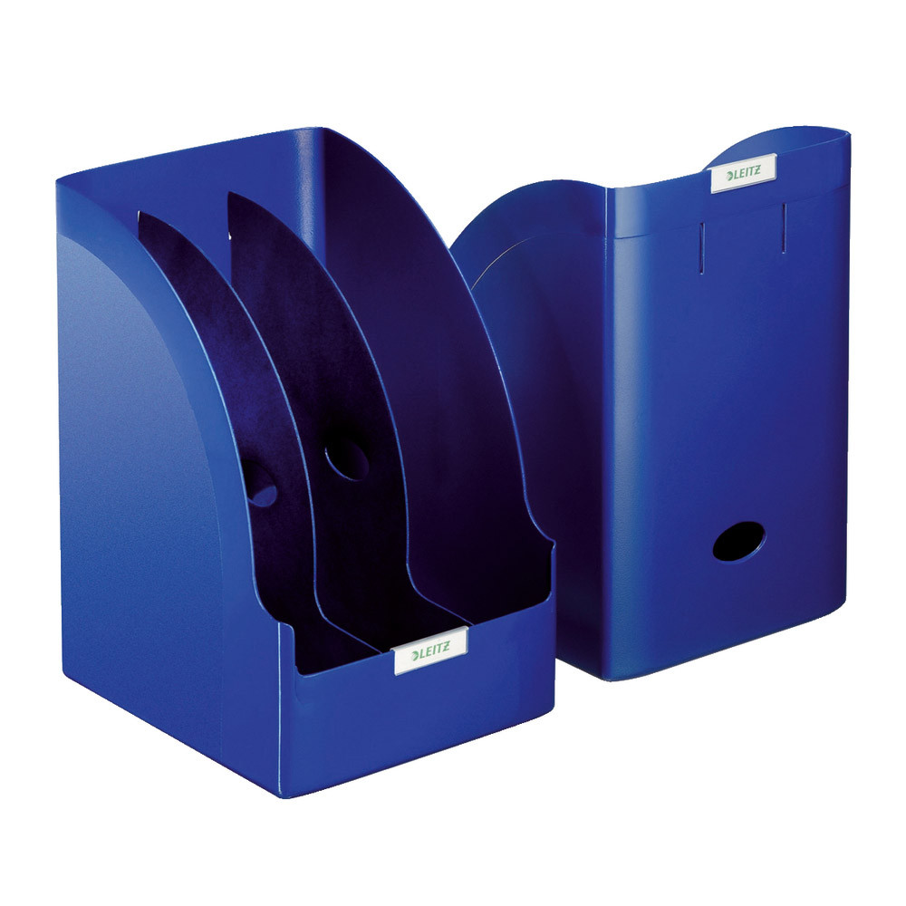 3 Porte-revues Leitz Plus Jumbo coloris bleu