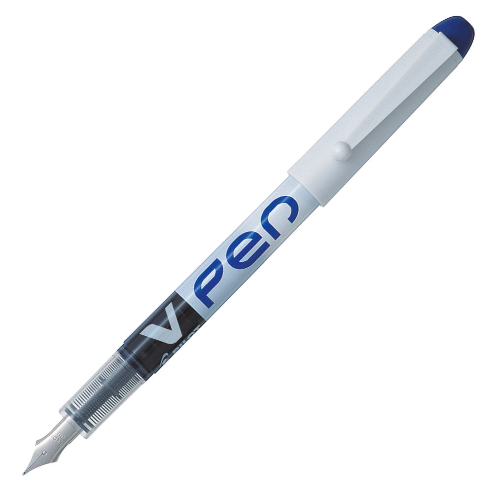 2 stylos plume V-Pen Pilot coloris bleu
