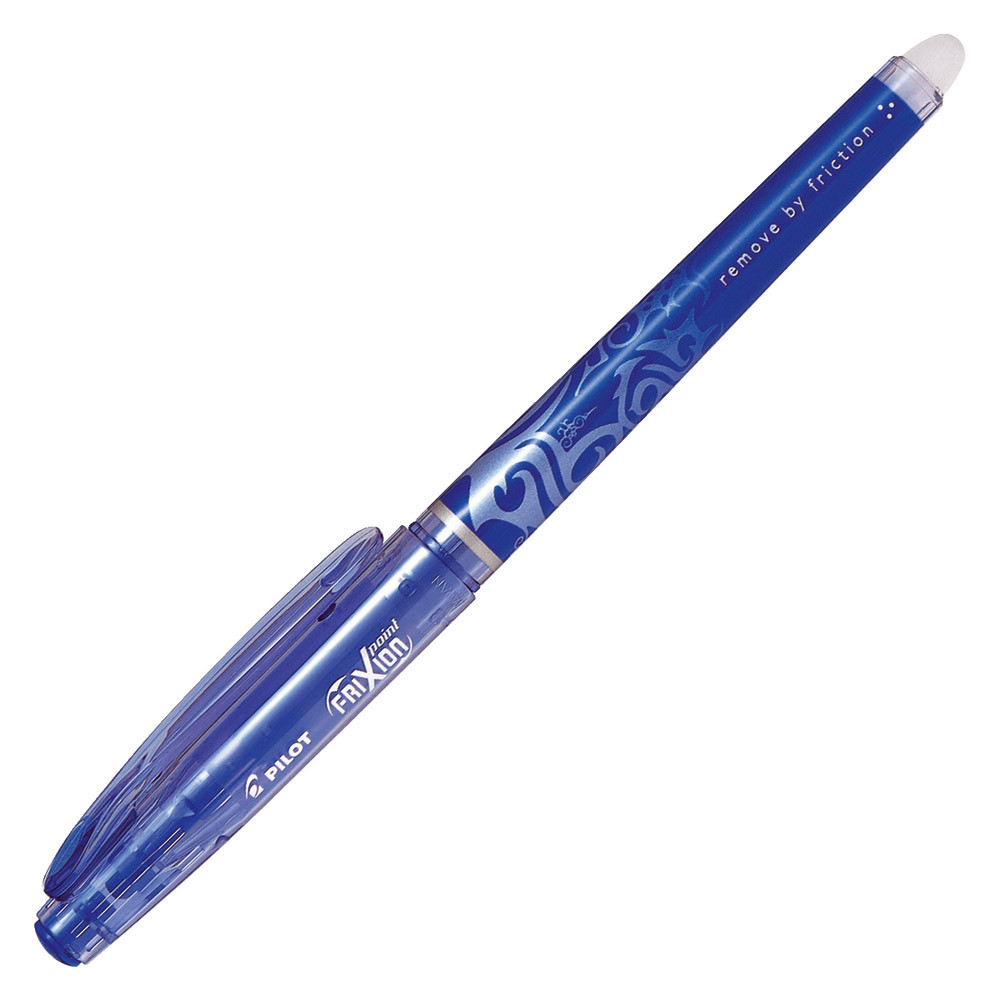 2 stylos rollers Frixion Ball Point coloris bleu
