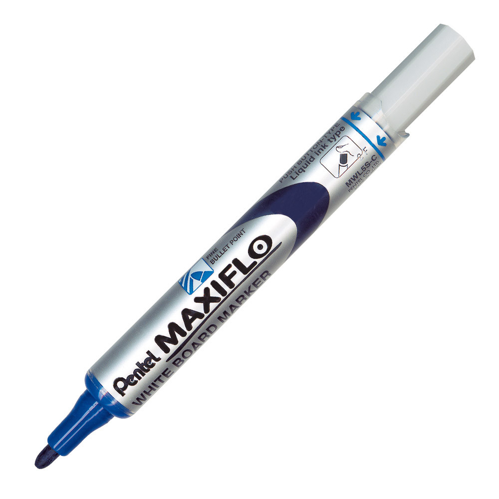 2 marqueurs Pentel Maxiflo coloris bleu