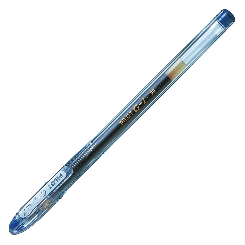 2 stylos-bille Pilot G1-07 coloris bleu
