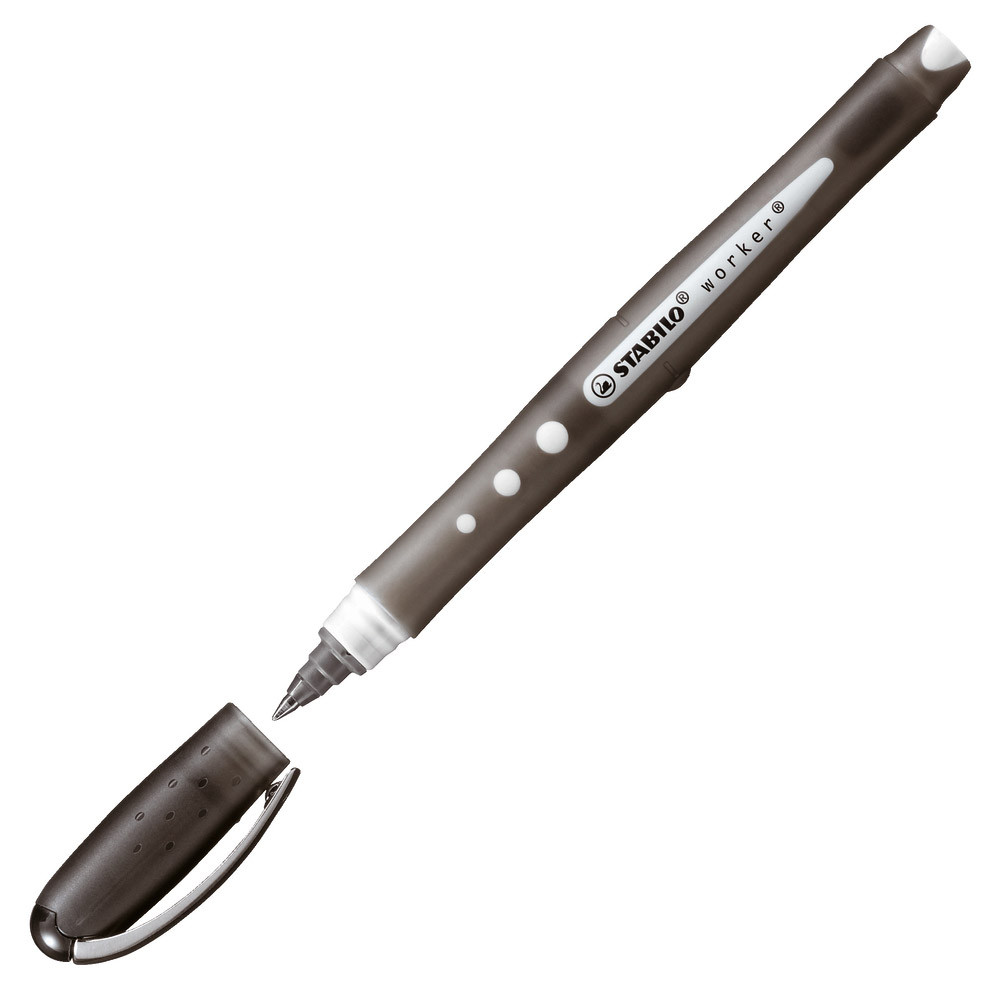 2 rollers Stabilo Worker Colorful coloris noir