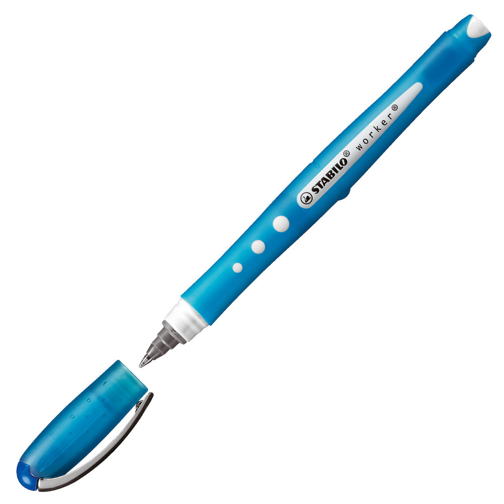 2 rollers Stabilo Worker Colorful coloris bleu