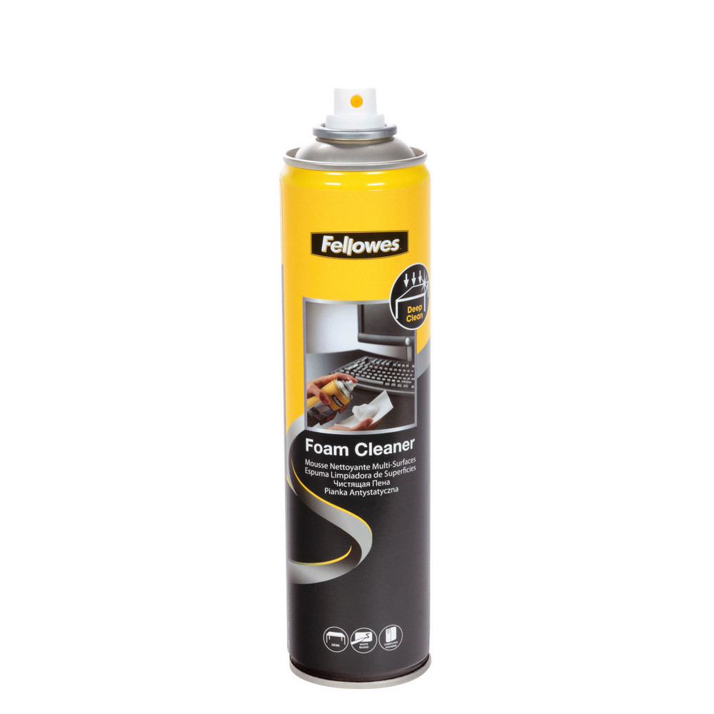 Aérosol de 520 ml mousse nettoyante multi-surfaces Fellowes
