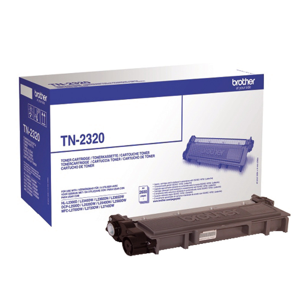 Toner Brother TN 2320 noir pour imprimantes laser