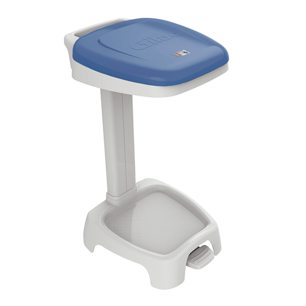 Support de sac 120 L couvercle bleu Sanitized®