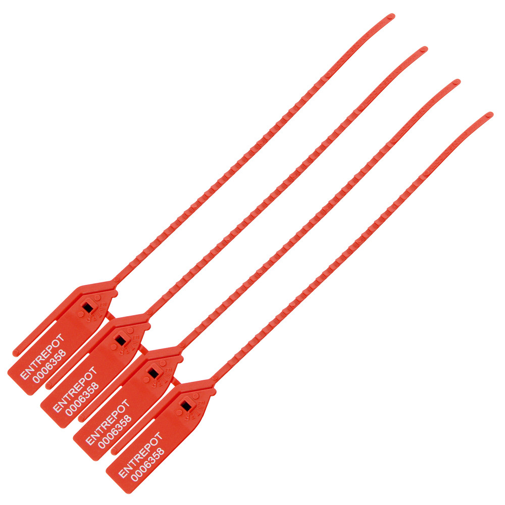 100 Scellés de sécurité crantés diamètre 3mm