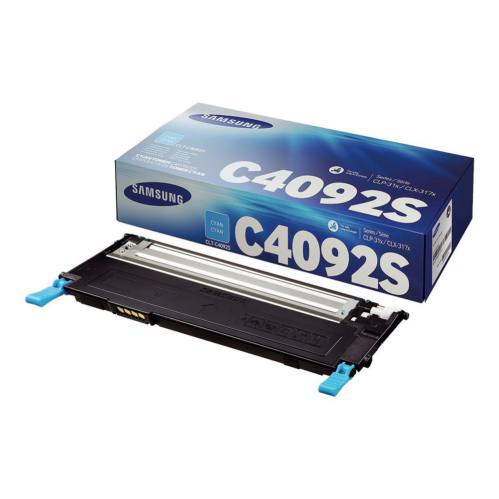 Toner Samsung CLT-C4092S cyan pour imprimantes laser