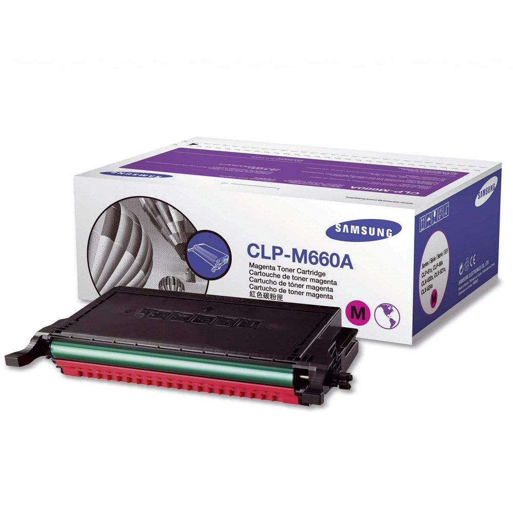 Toner Samsung CLP-M660A magenta pour imprimantes laser