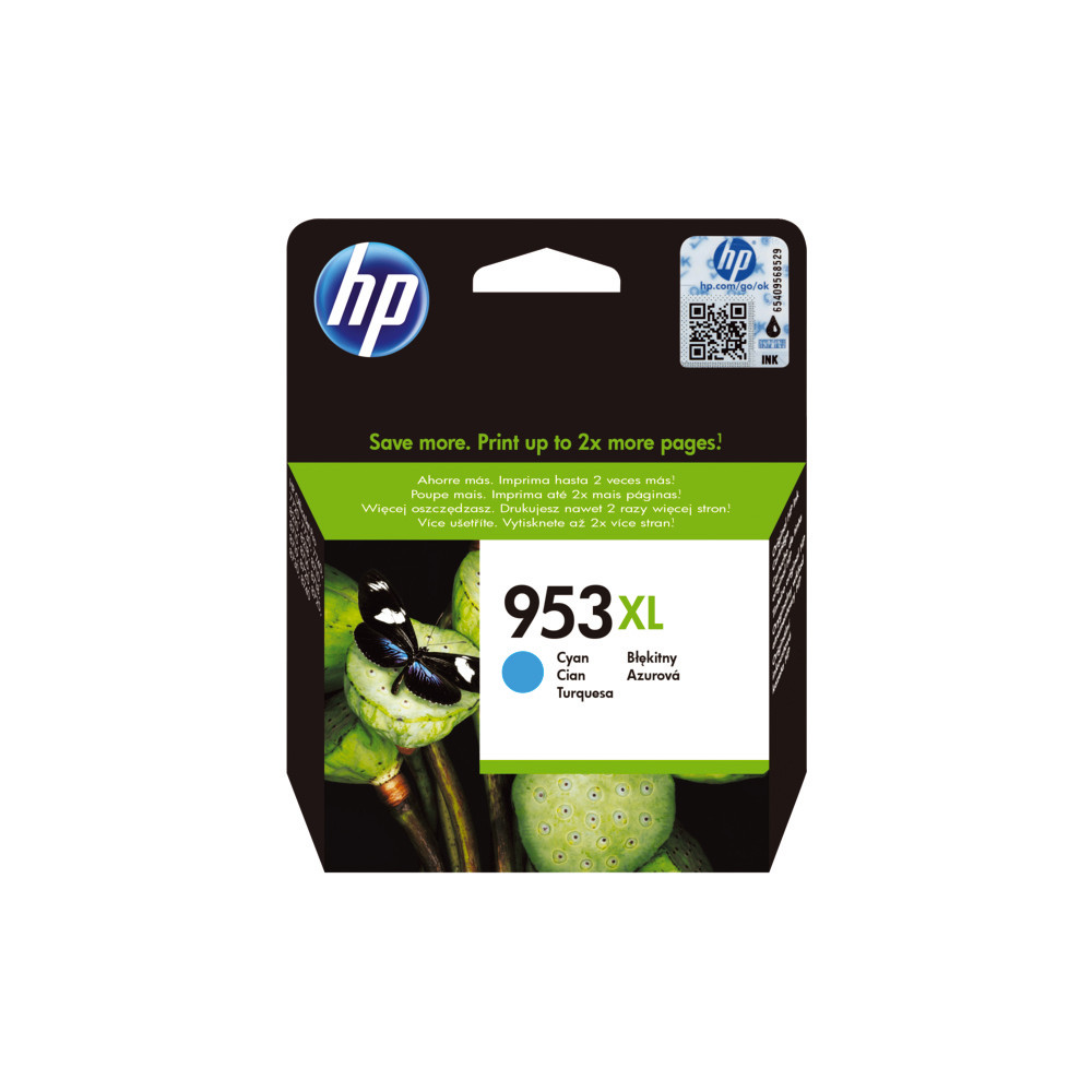 Cartouche HP 953 XL cyan pour imprimantes jet d'encre