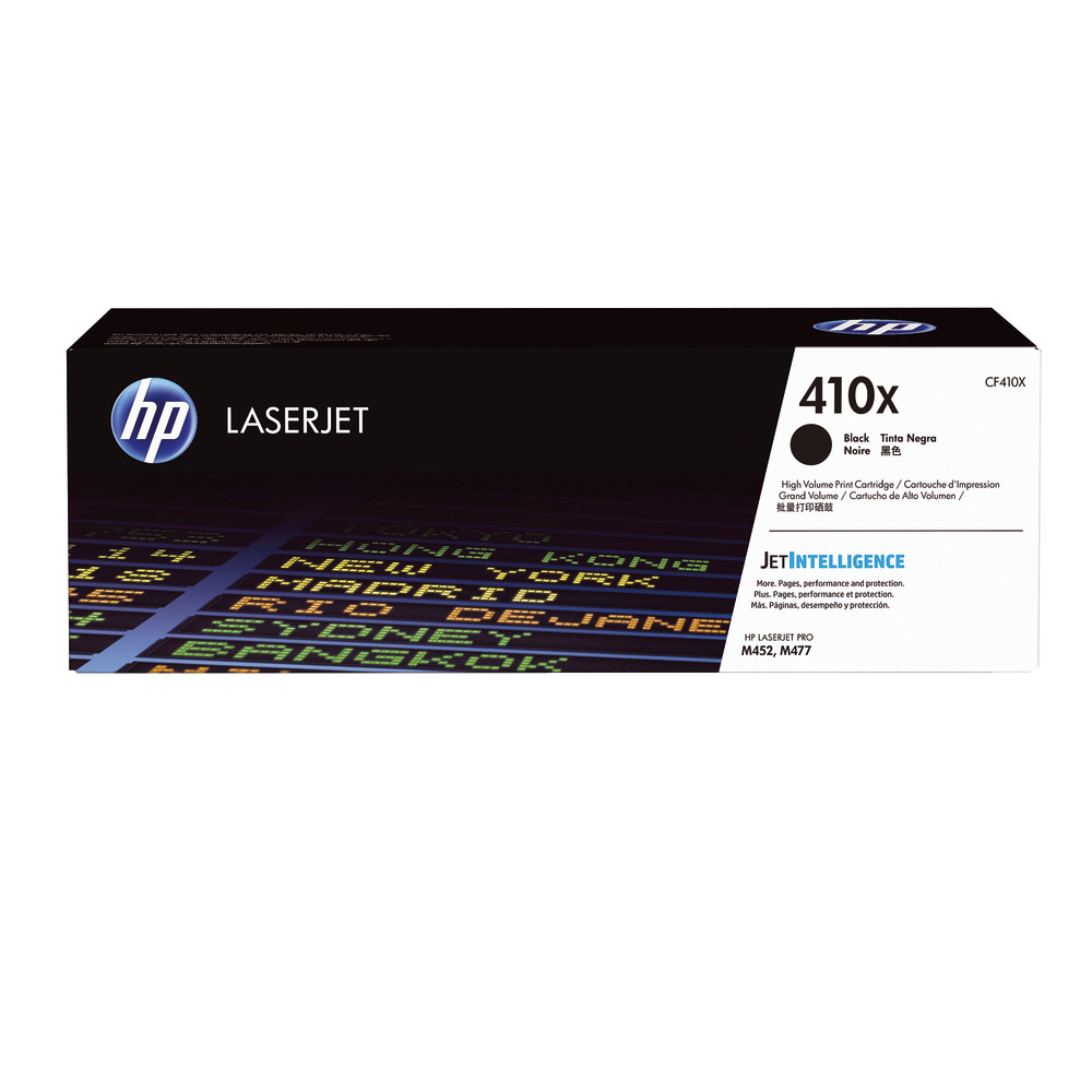Toner HP 410X noir pour imprimantes laser