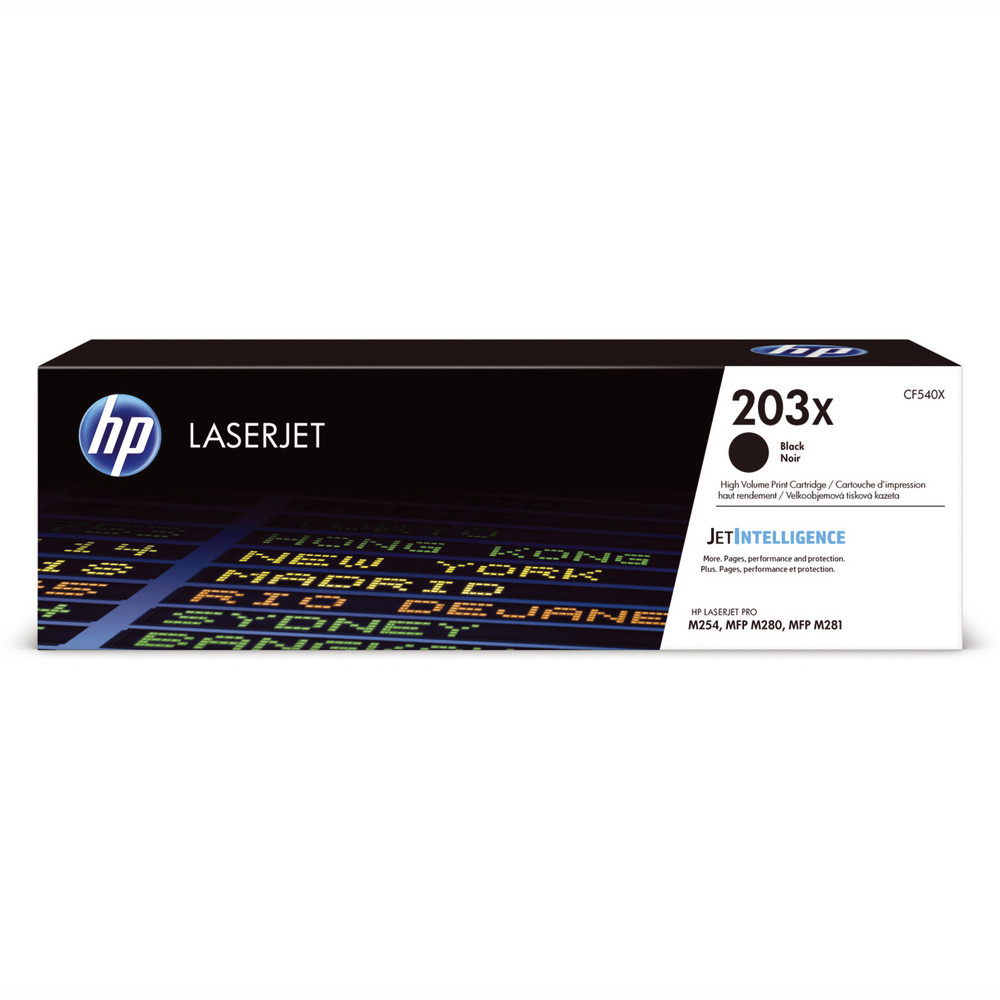 Toner HP 203X noir pour imprimantes laser