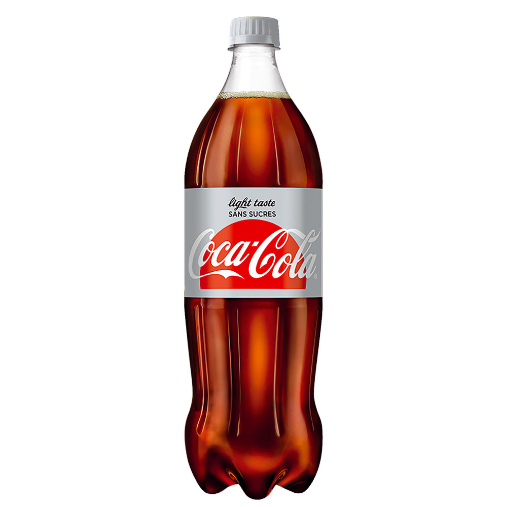 Soda Coca-Cola light, en bouteille, lot de 6 x 1,25 L