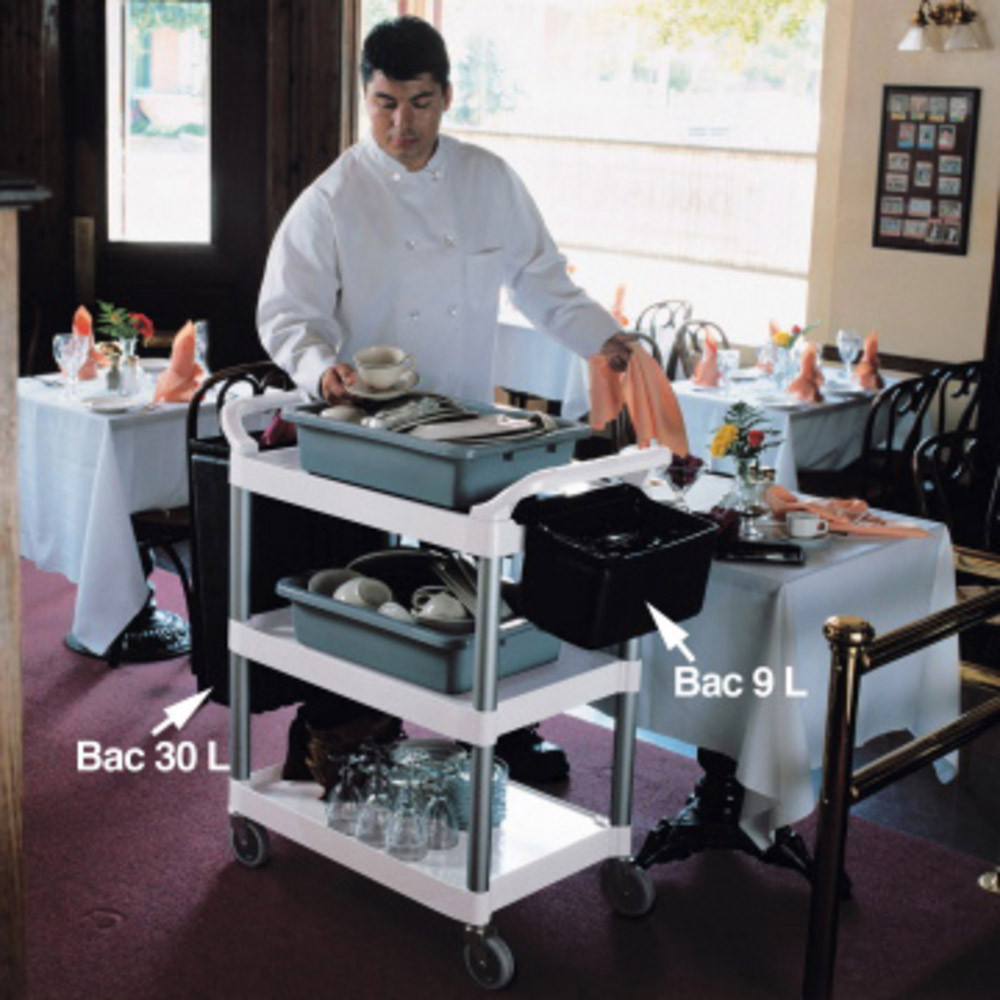 Bac 15.1 L pour chariots alimentaires Rubbermaid