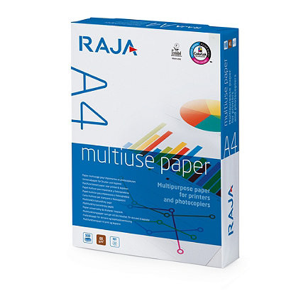 5 ramettes papier RAJA Multiuse format A4 80 g