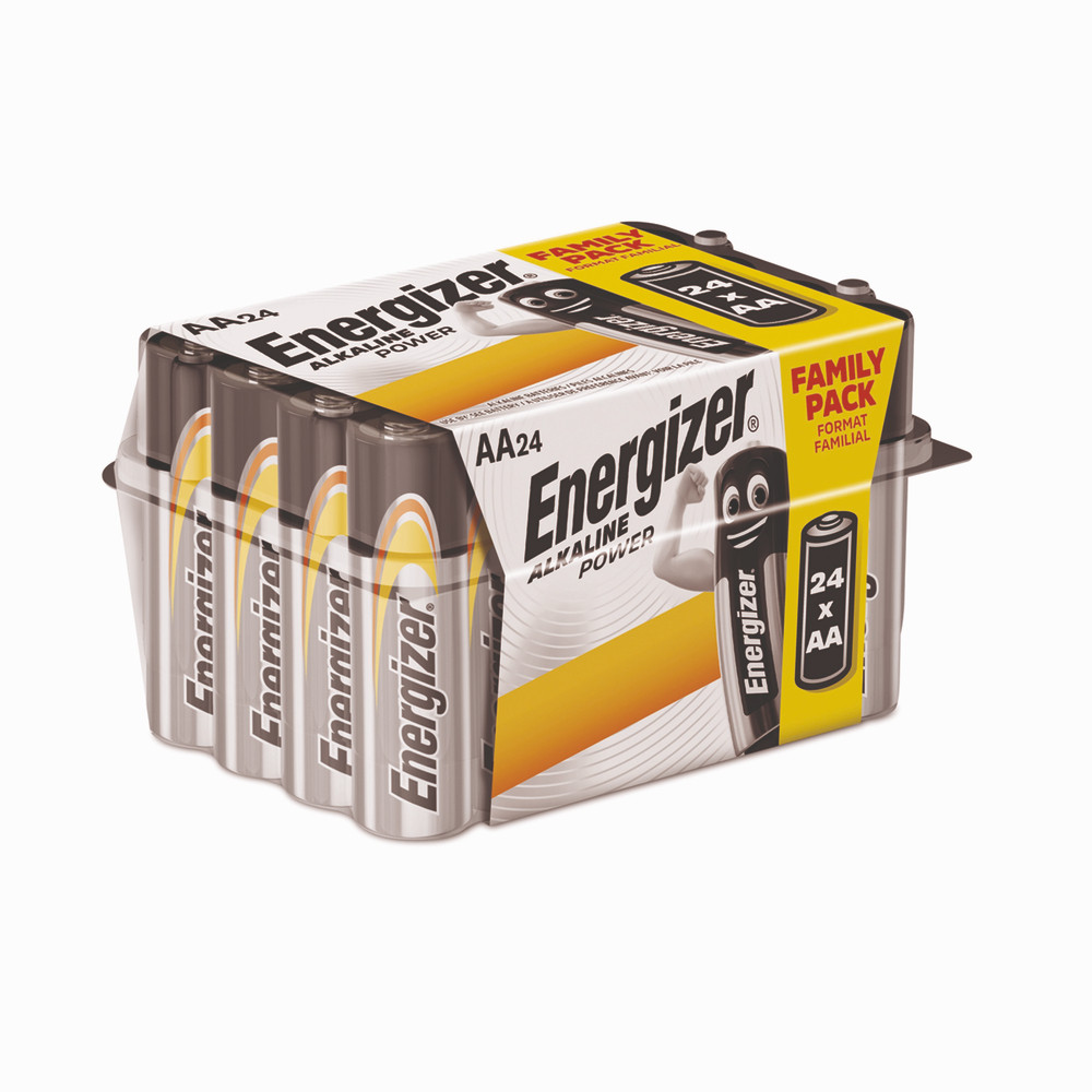 Piles Alkaline Power AA Energizer, lot de 24