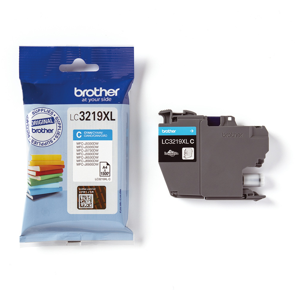 Cartouche Brother LC3219XLC cyan pour imprimantes jet d'encre