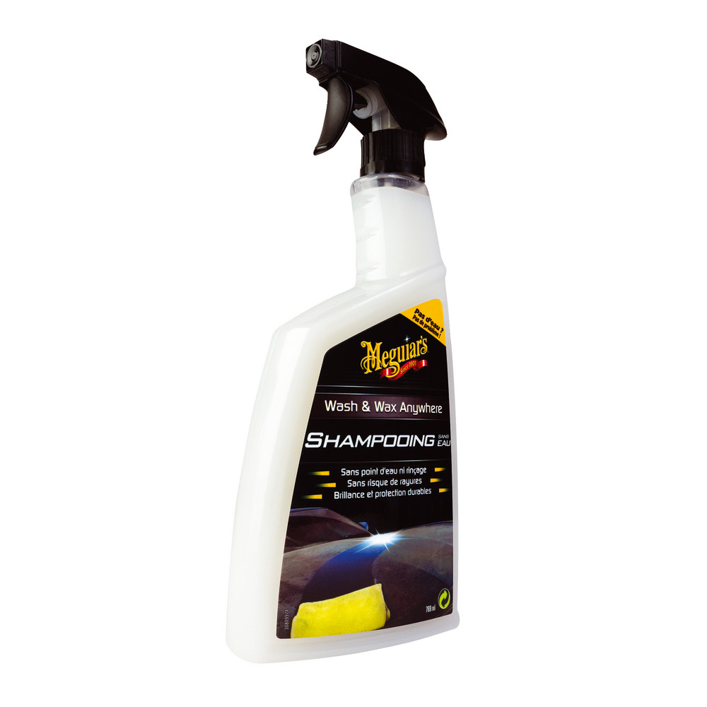 Shampooing sans eau Wash end Wax Anywhere Meguiar'S, vaporisateur de 828 ml