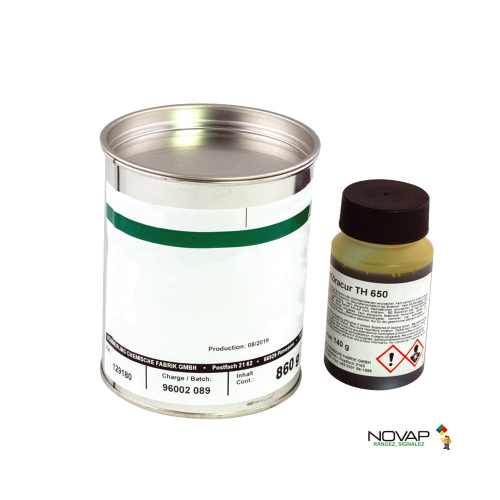 Colle polyuréthane pour dalle podotactile, pot 1 kg