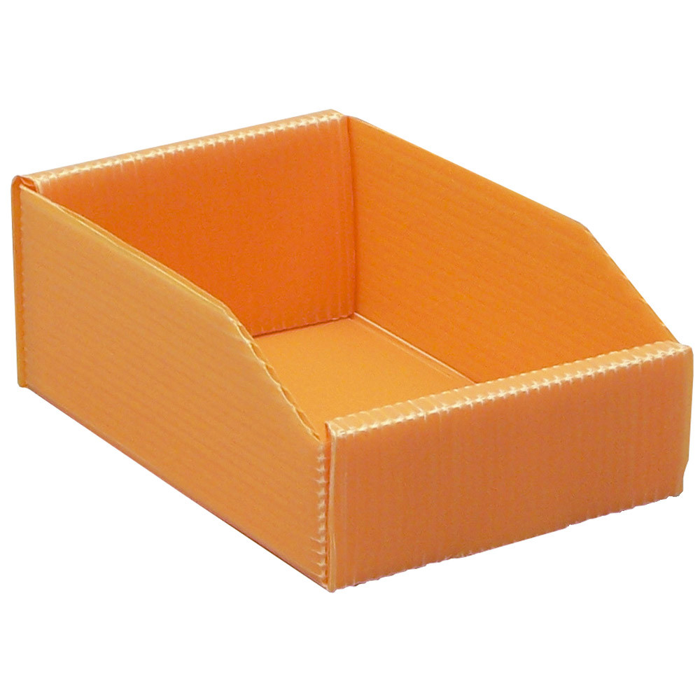 25 Bacs pliables polypro 1 Litre Orange