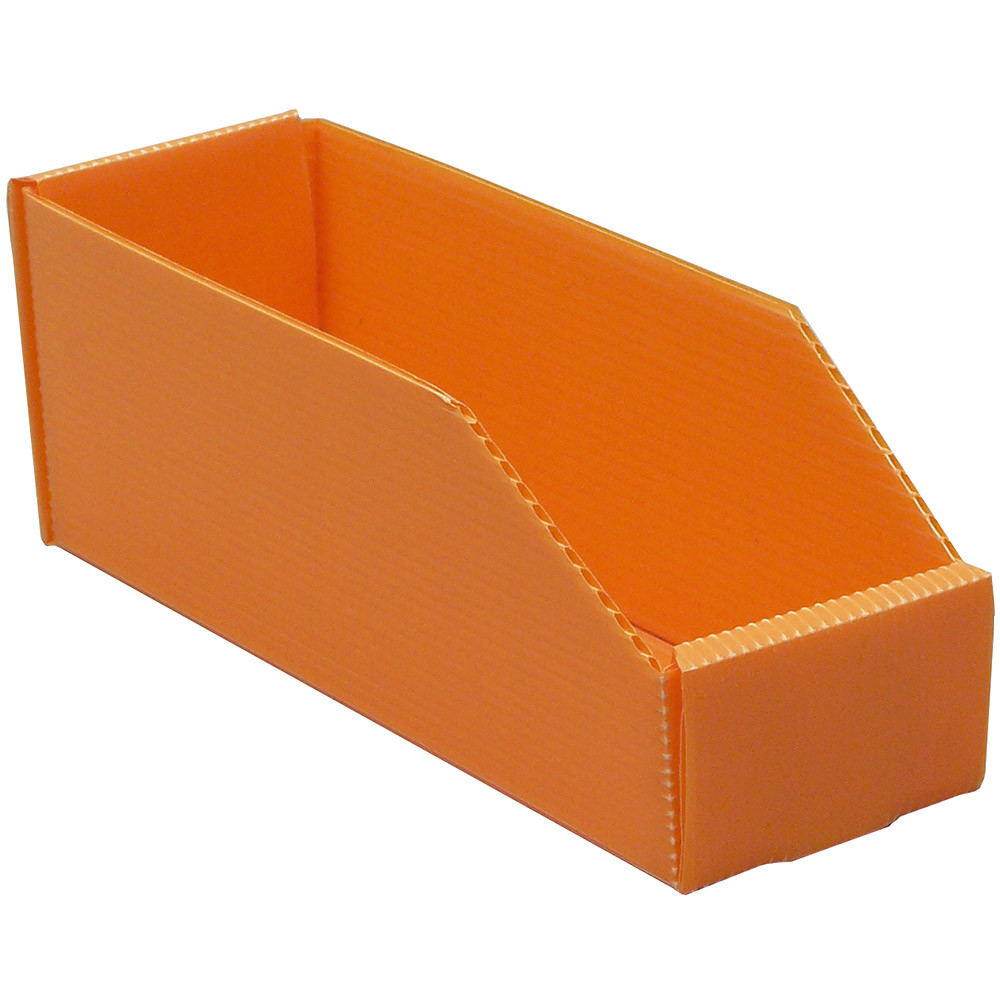 25 Bacs pliables polypro 4.3 L Orange