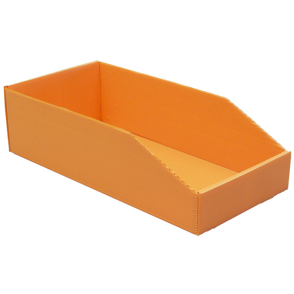 25 Bacs pliables polypro 6L Orange