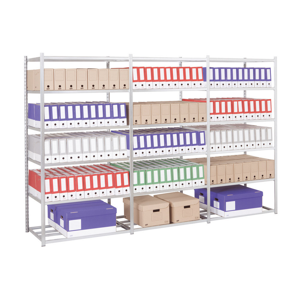 Rayonnage Archives Galvanisé-H. 200 x L.125 x P. 70 cm-Elément suivant