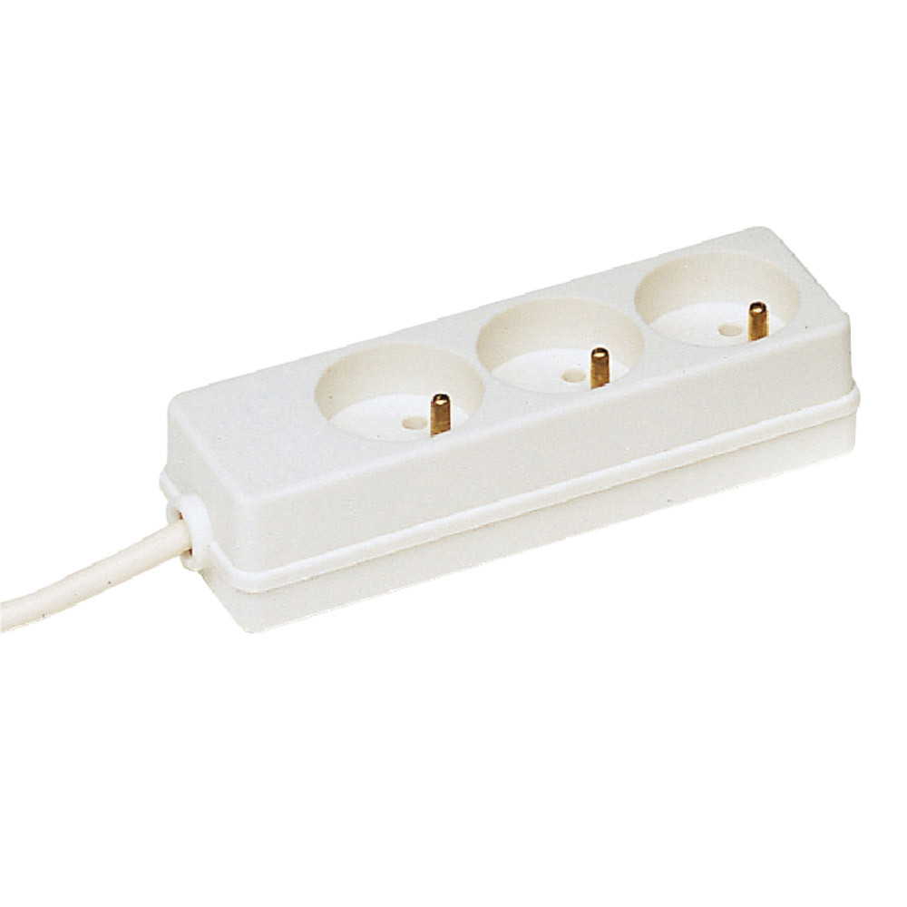 Bloc 3 prises cordon 1,5 m