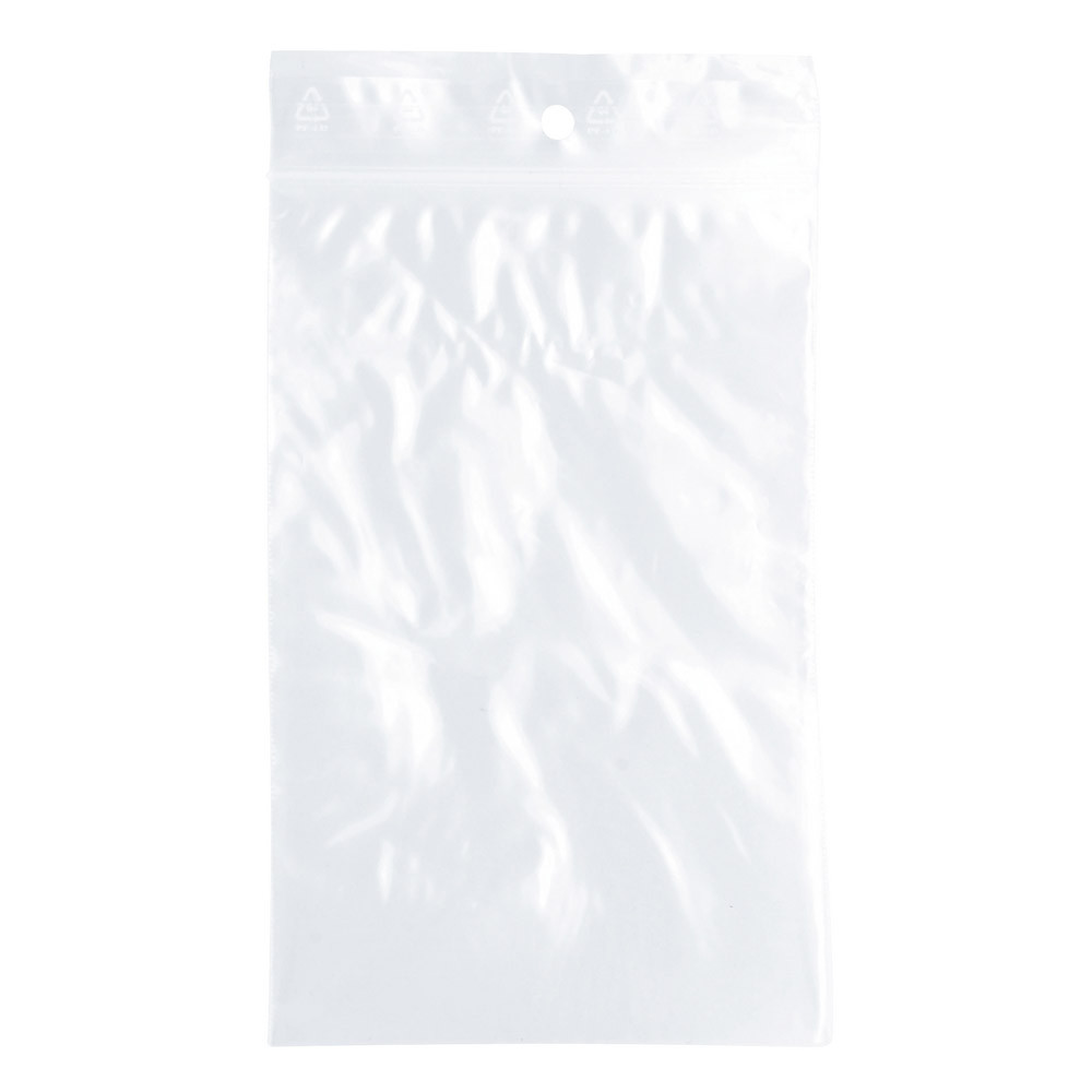 1000 sachets à fermeture zip épaisseur 50 microns, 10 X 15 cm