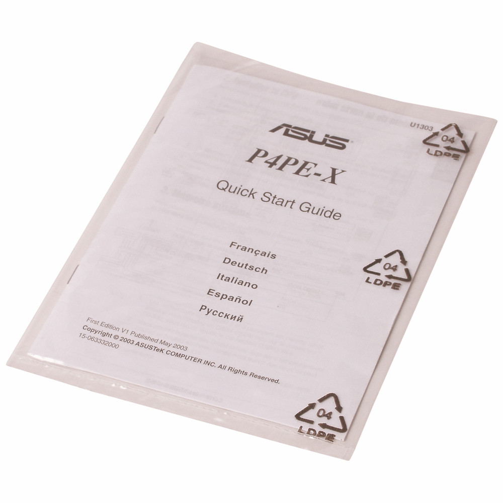 1000 sachets plastique multi-usages 50 microns, 15 x 20 cm