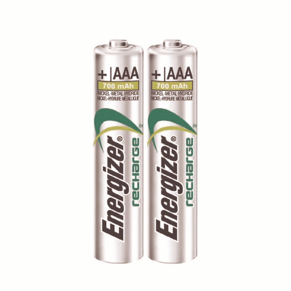 2 piles rechargeables Energizer Extrême AAA