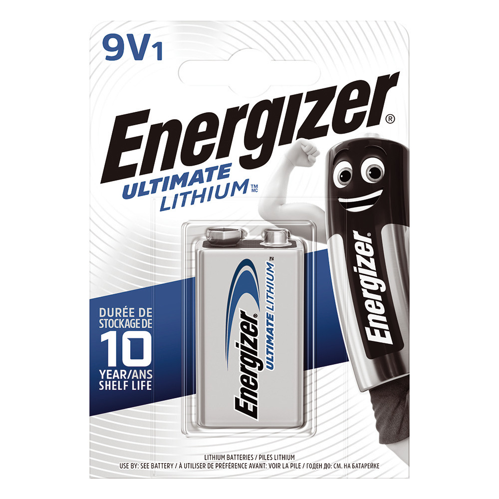 Pile Ultimate Lithium 9V - LR61 Energizer