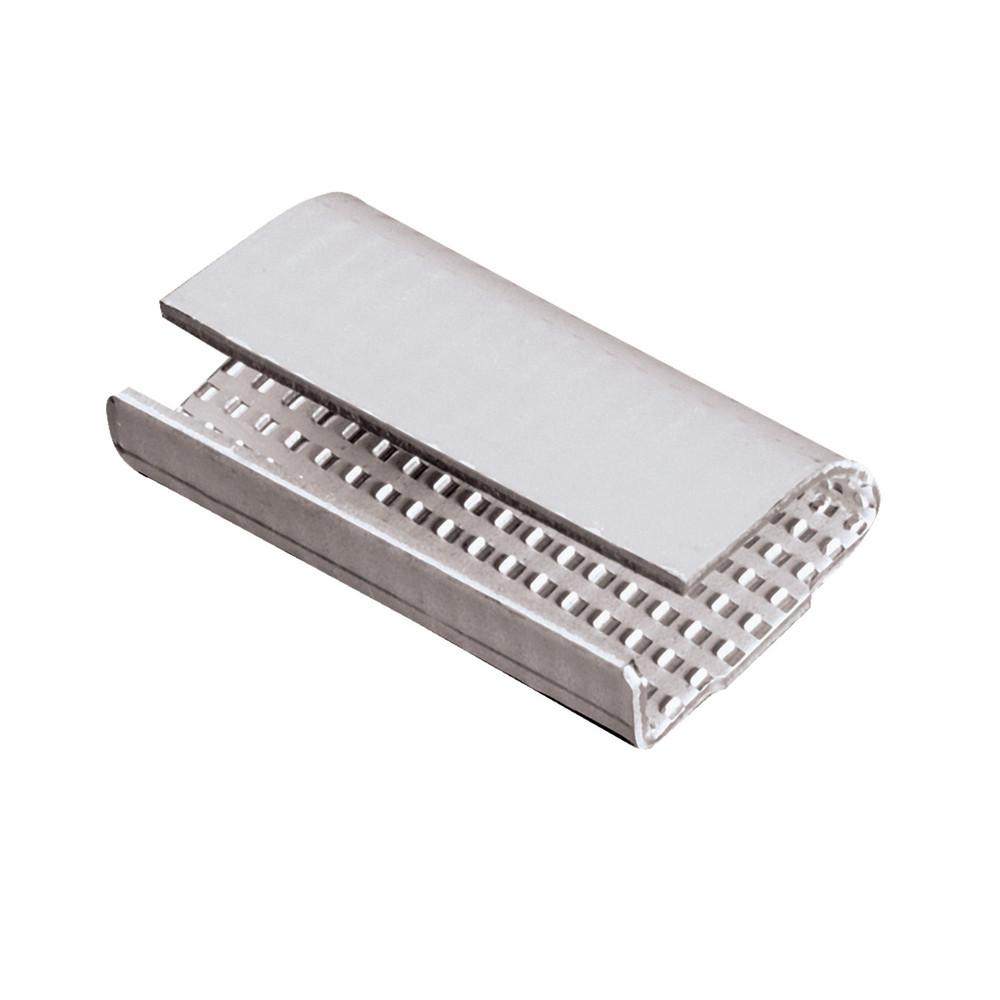 Chapes acier semi-ouvertes 16 mm à picots, lot de 1000