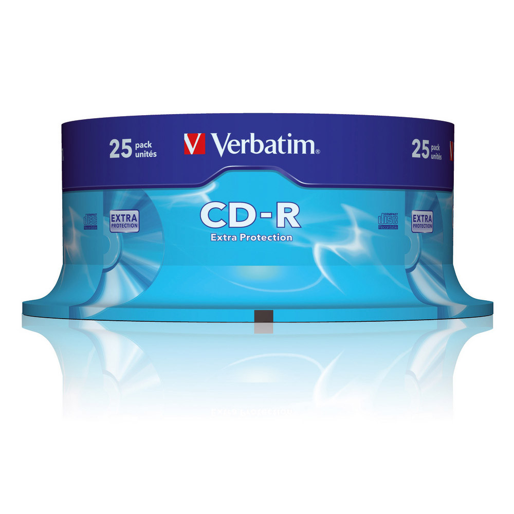 Spindle 25 CD-R Extra Protection 700 Mo Verbatim 52x