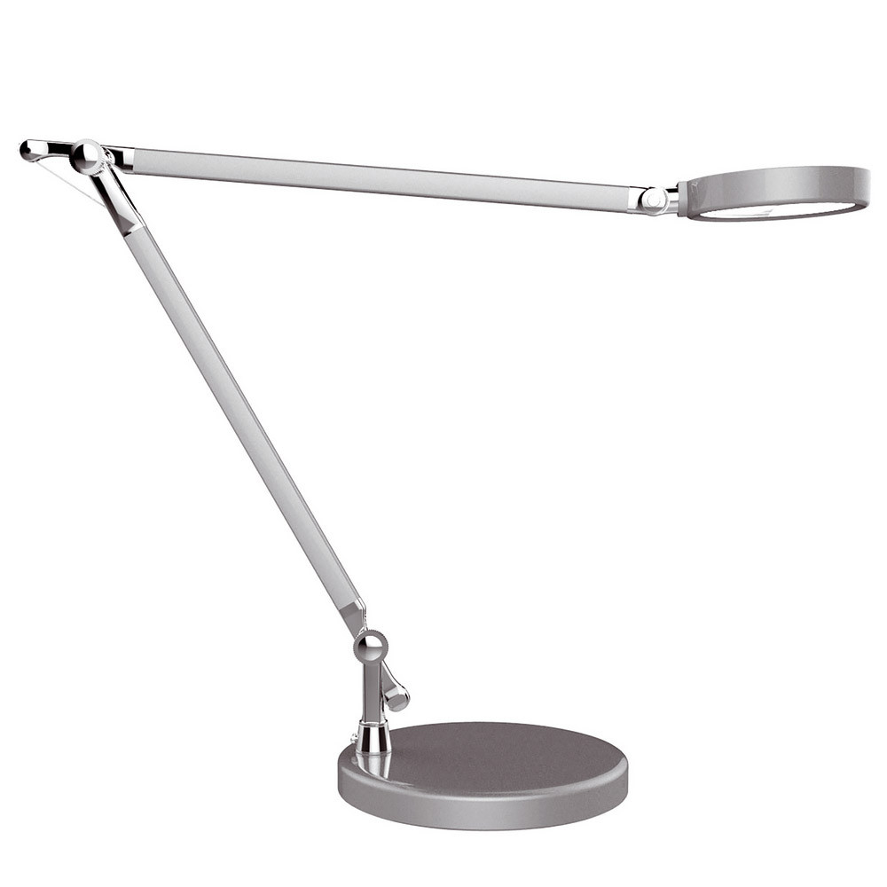 Lampe de bureau à Led Senza 2 gris métal