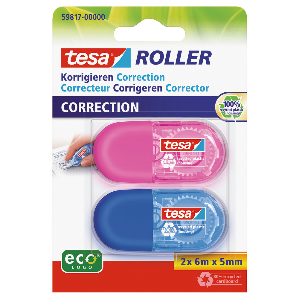 2 mini rollers correction Tesa ecoLogo®
