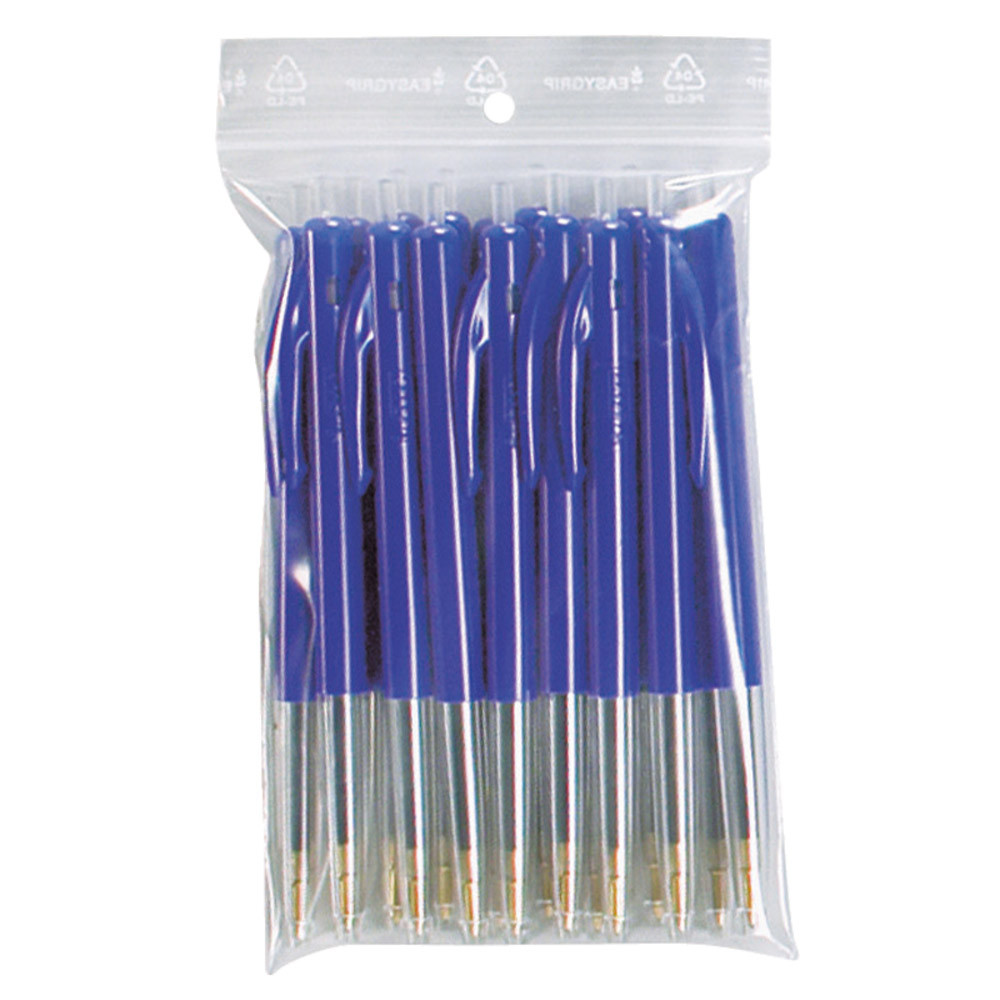 1000 sachets à fermeture zip épaisseur 50 microns, 15 x 18 cm