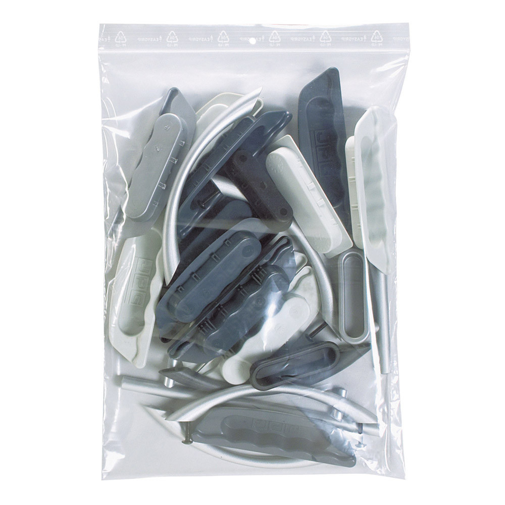 1000 sachets à fermeture zip épaisseur 50 microns, 30 x 40 cm