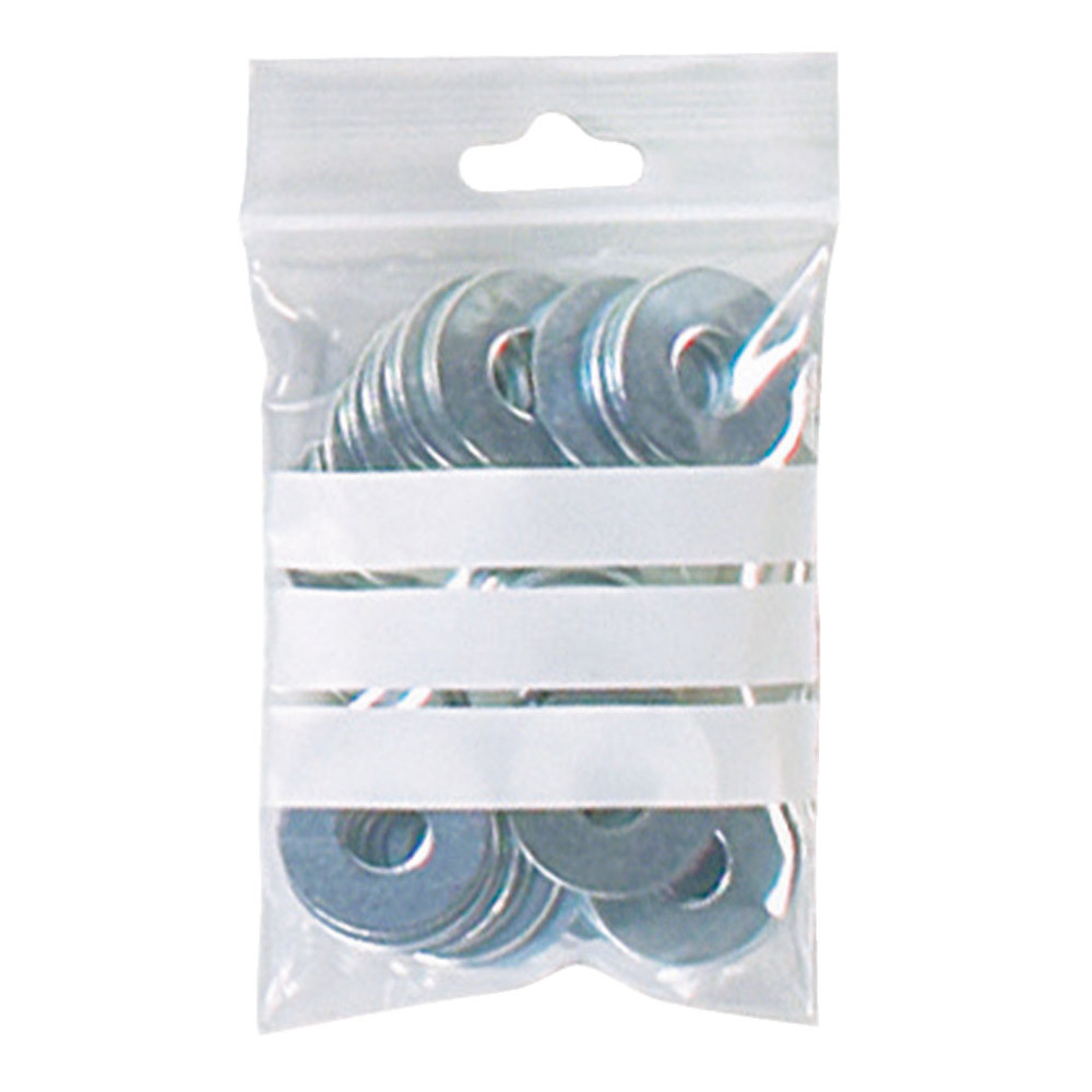 1000 sachets à fermeture zip avec bande d'écriture, épaisseur 50 microns, 6 x 8 cm