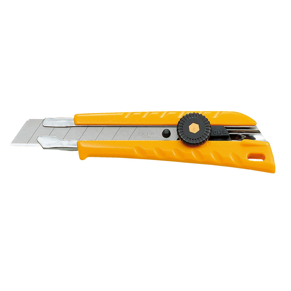 Cutter jaune Olfa L1 Green avec lame de 18 mm