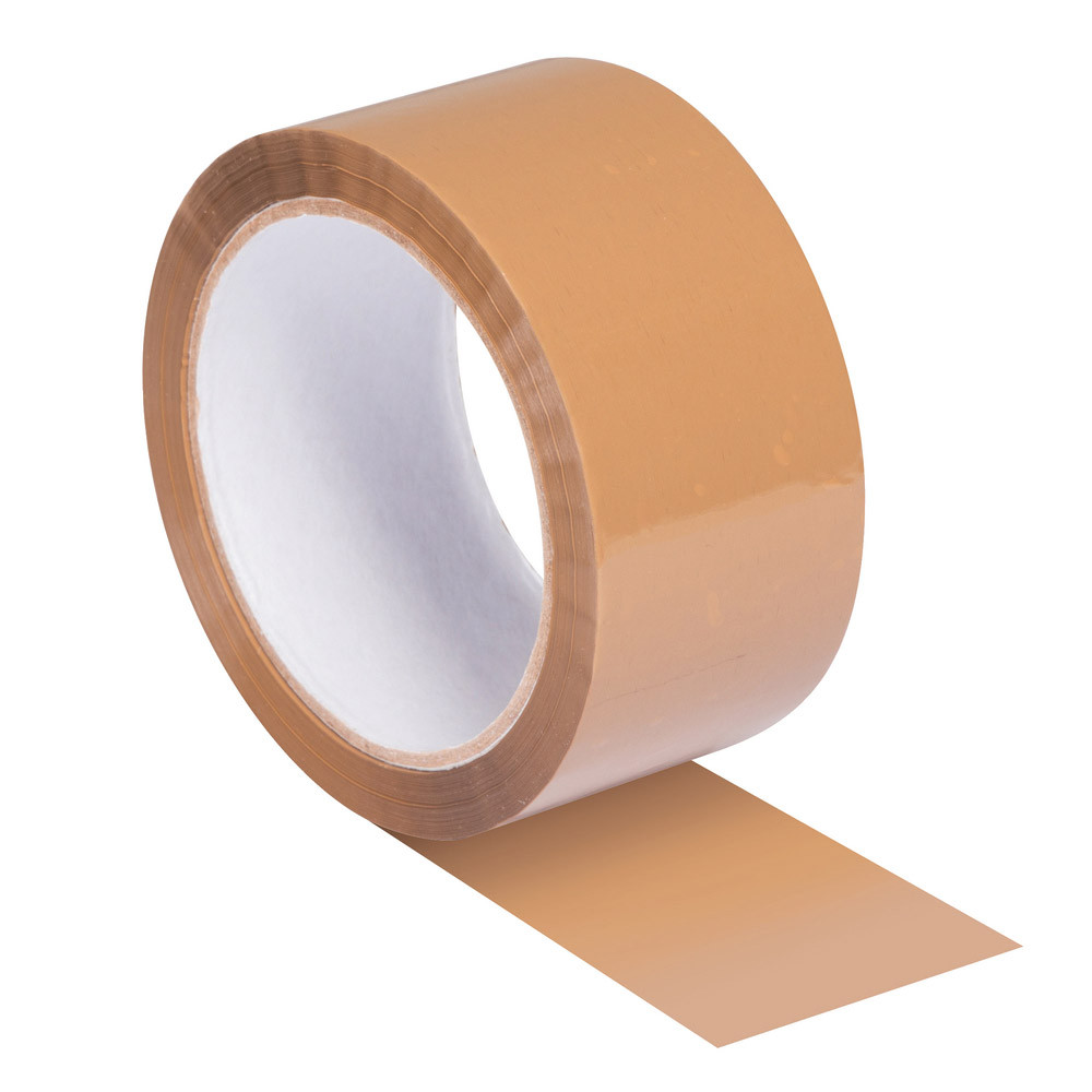 6 rubans adhésifs polypropylène 1er prix havane 25 microns 48 mm x 66 m