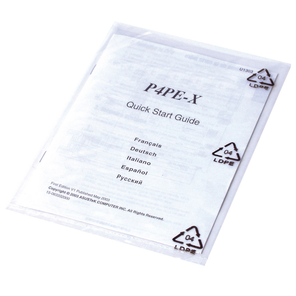 500 sachets plastique multi-usages 100 microns, 15 x 25 cm