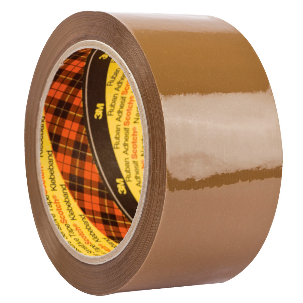 6 rubans adhésifs popypropylène Scotch 3M 309 havane, 50 mm x 66 m