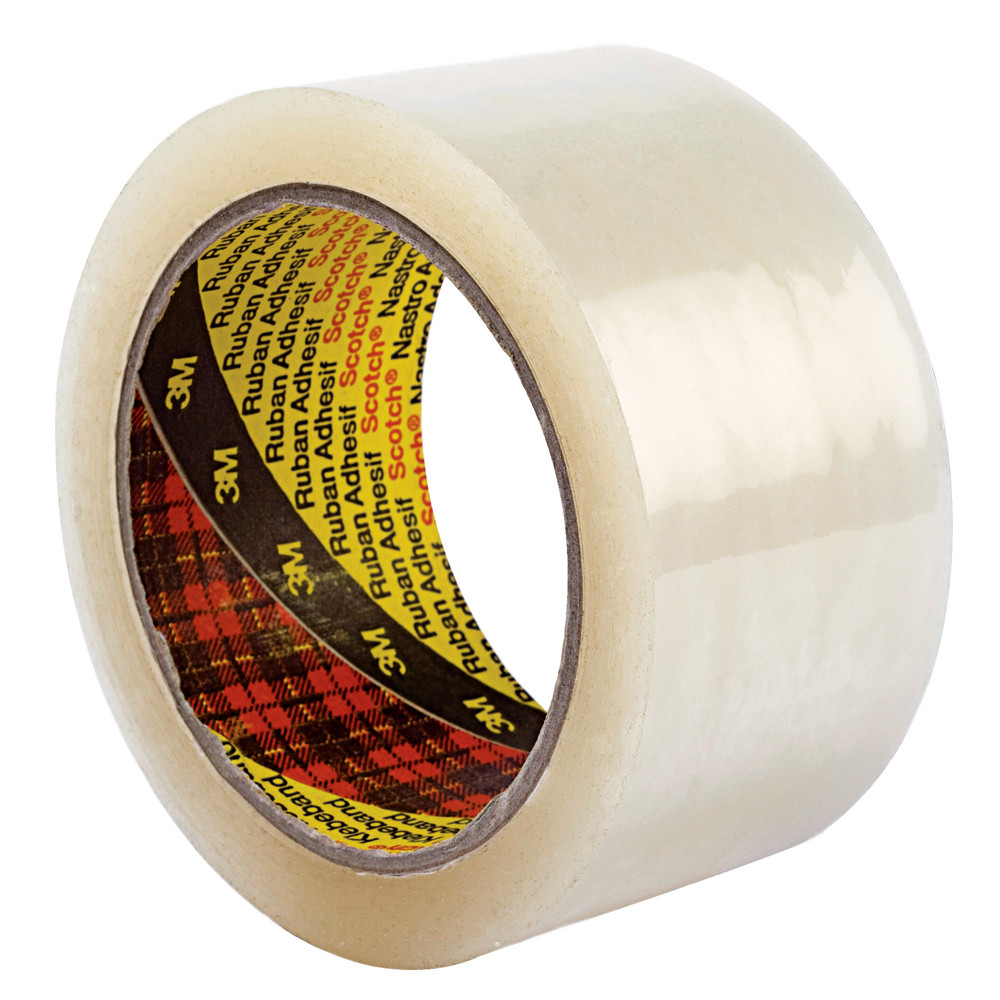 6 rubans adhésifs polypropylène Scotch 3M 309 transparent, 50 mm x 66 m