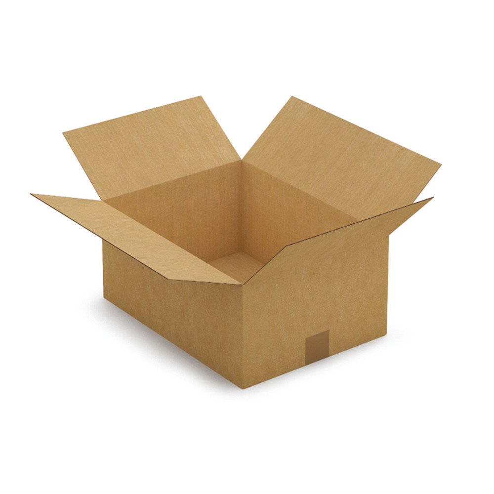 Caisse carton simple cannelure brune 40x30x18 cm