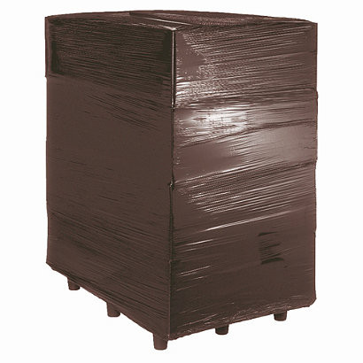 RAJASTRETCH Film étirable manuel cast noir opaque 23 microns 450mm x 300m, colis de 6